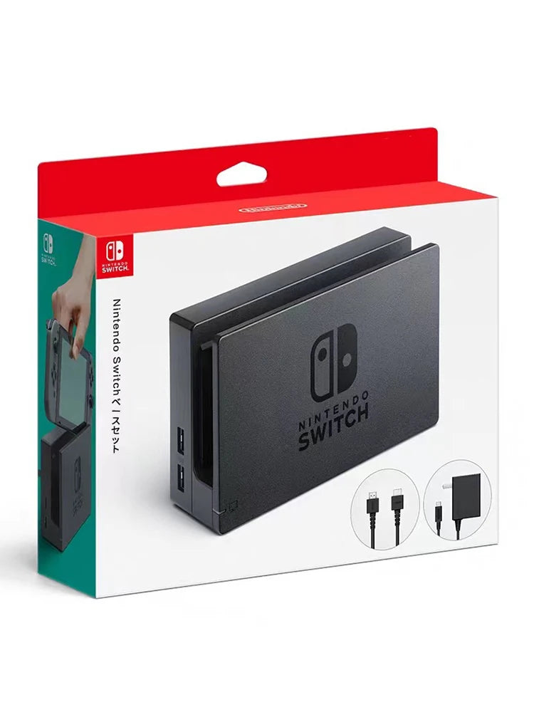 Official Nintendo Switch TV Dock – Multi-TV Display Support with AC Adapter & HDMI Cable